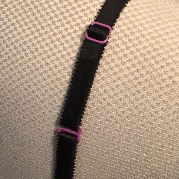 34C Cosmopolitan Fun Fearless Feather Light Purple/Pink Convertible Push Up Bra - Picture 9 of 14